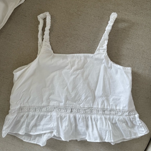 Djerf Avenue x Frankie’s Bikinis White Top - Picture 3 of 3